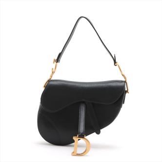 Christian Dior Goatskin Saddle Bag