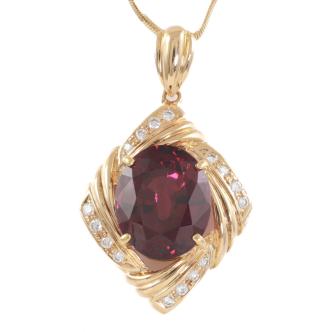 6.84ct Rubellite Tourmaline Pendant