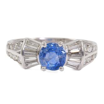 1.40ct Sapphire and Diamond Ring