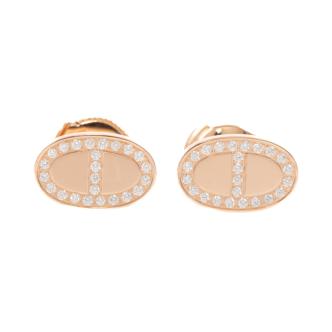 Hermes Chaine D Ancre Contour Earrings