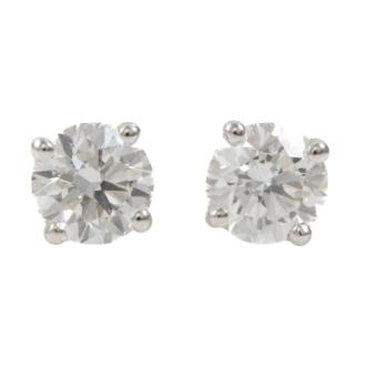 0.66ct Diamond Studs GIA D VVS2