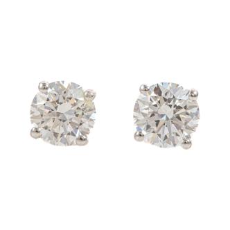 0.81ct Diamond Studs GIA D VS2, E VS1