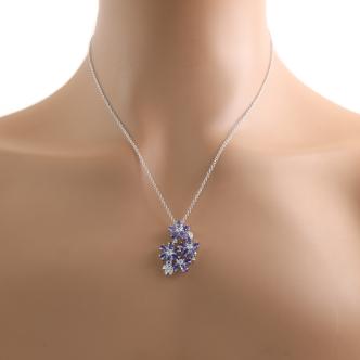 2.79ct Tanzanite and Diamond Pendant