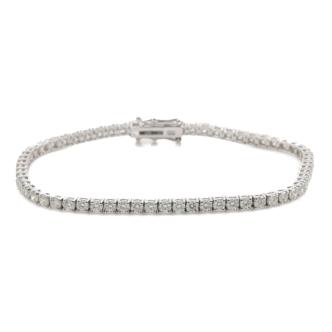 3.93ct Diamond Tennis Bracelet