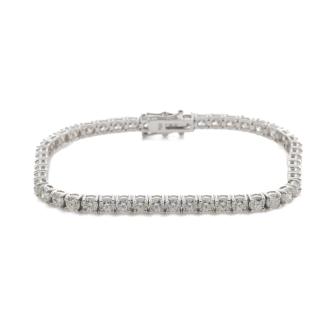 7.82ct Diamond Tennis Bracelet