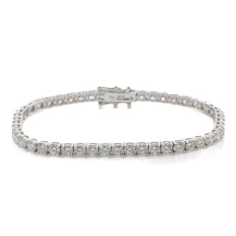 7.43ct Diamond Tennis Bracelet