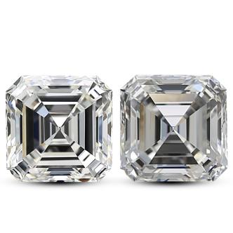 4.02ct Pair of Loose Diamond GIA H VVS1