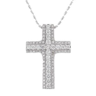 1.00ct Diamond Cross Pendant