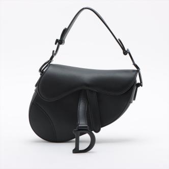 Christian Dior Mini Saddle "All Black"