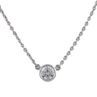 Tiffany & Co Diamond Pendant GIA G VVS2