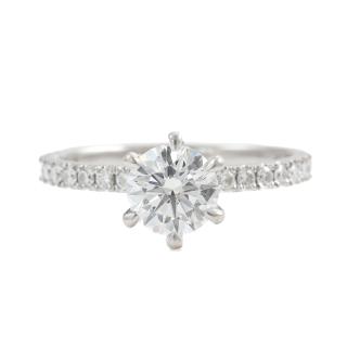 1.01ct Centre Diamond Ring GIA F VS1