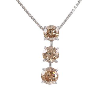2.48ct Champagne Diamond Pendant