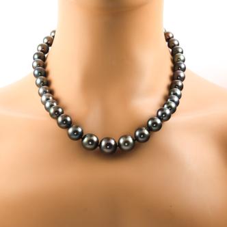14.8mm-9.4mm Tahitian Pearl Necklace
