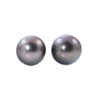 13.2-13.3mm Tahitian Pearl Earrings