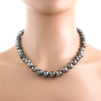 11.0mm-8.1mm Tahitian Pearl Necklace