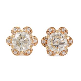 2.24ct Diamond Dress Earrings