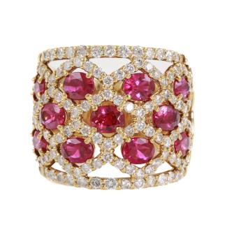 2.90ct Ruby and Diamond Ring