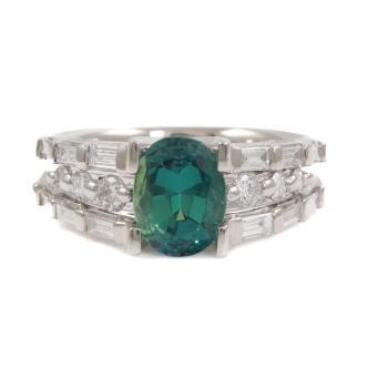 2.22ct Alexandrite & Diamond Ring