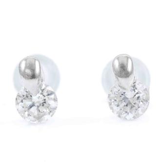 0.50ct Round Diamond Stud Earrings