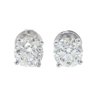 3.01ct Diamond Studs GIA J K VS1