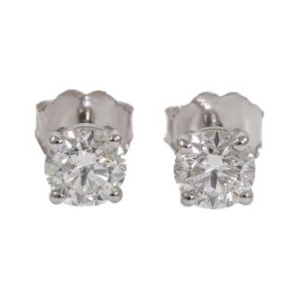 0.80ct Diamond Studs GIA D IF