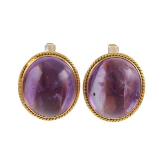 17.00ct Amethyst Earrings