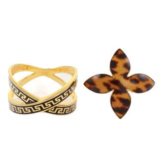 Set of Two 21ct Yellow Gold Rings