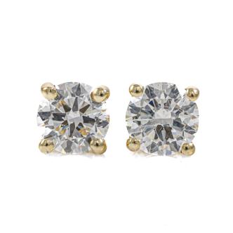 0.60ct Diamond Studs GIA D SI1