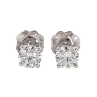 0.60ct Diamond Studs GIA D SI1