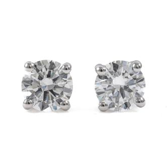 0.60ct Diamond Studs GIA D VVS1