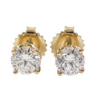 1.40ct Diamond Studs GIA D E VS1