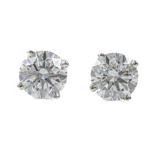 1.09ct Diamond Studs GIA D IF