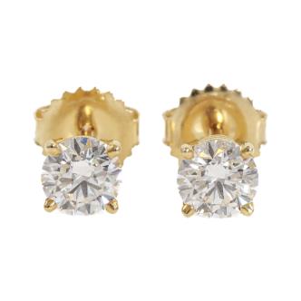 1.08ct Diamond Studs GIA G IF