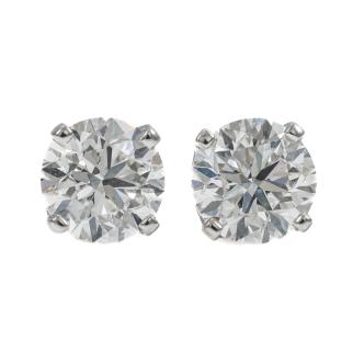 1.00ct Diamond Studs GIA D VS2