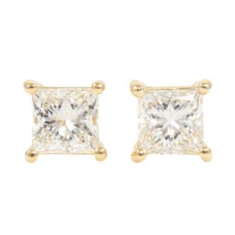 2.20ct Diamond Studs GIA H I VVS1