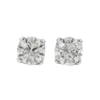 2.01ct Diamond Studs GIA G VS1 & G VS2