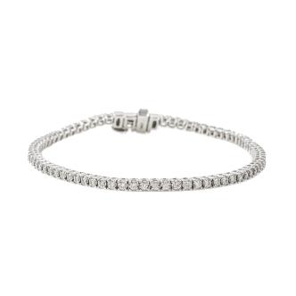 1.02ct Round Diamond Tennis Bracelet