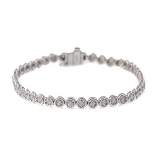 1.01ct Round Diamond Tennis Bracelet