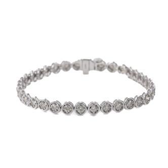 1.99ct Round Diamond Tennis Bracelet