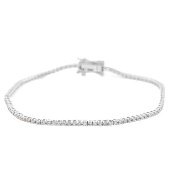 1.03ct Round Diamond Tennis Bracelet