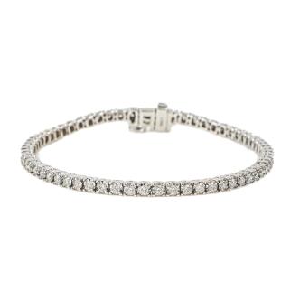 1.74ct Round Diamond Tennis Bracelet