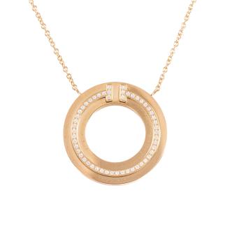 Tiffany & Co T Diamond Circle Pendant