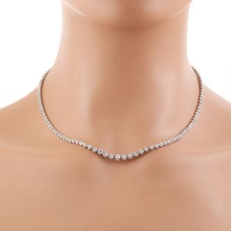 3.02ct Diamond Tennis Necklace