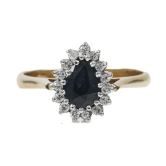 1.00ct Sapphire and Diamond Ring
