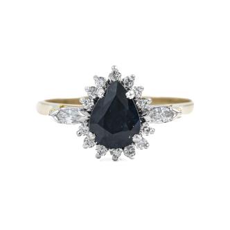 1.00ct Sapphire and Diamond Ring