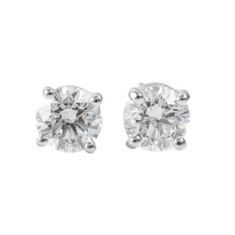 0.81ct Diamond Studs GIA D VS1
