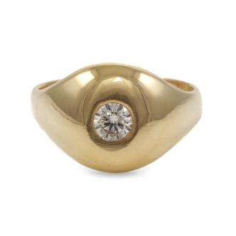 0.30ct Diamond Signet Ring