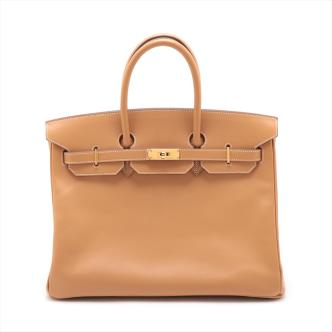 Hermes Birkin 35 Veau Epsom Natural Gold