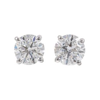 1.00ct Diamond Studs GIA D VS1 & D VS2