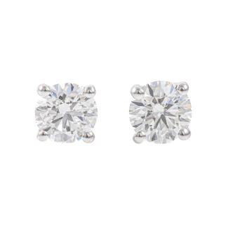 0.61ct Diamond Studs GIA D SI1 & E SI1
